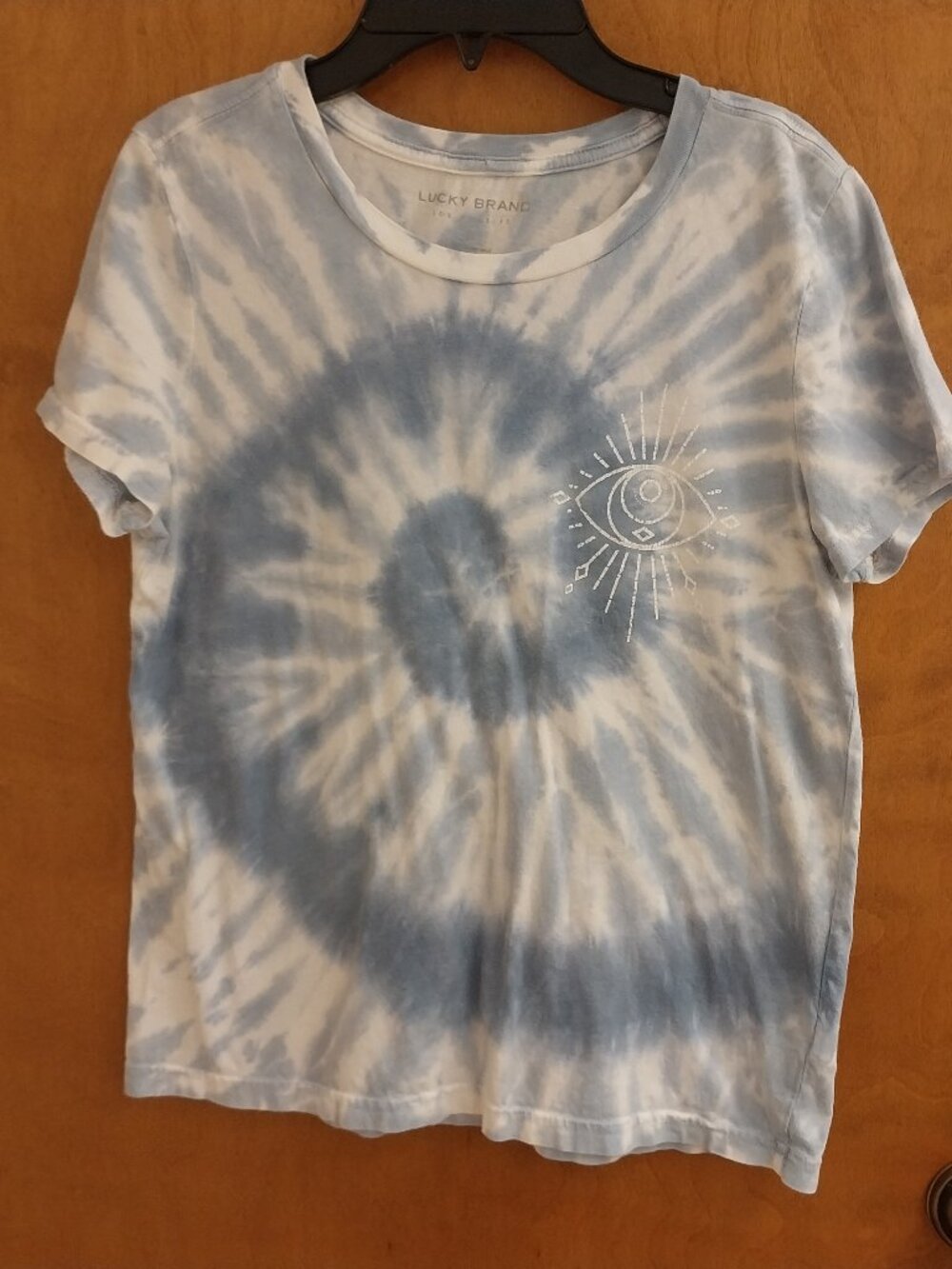 LUCKY BRAND TIE DYE LIKE NEW SIZE S 100% COTTON TEE SHIRT